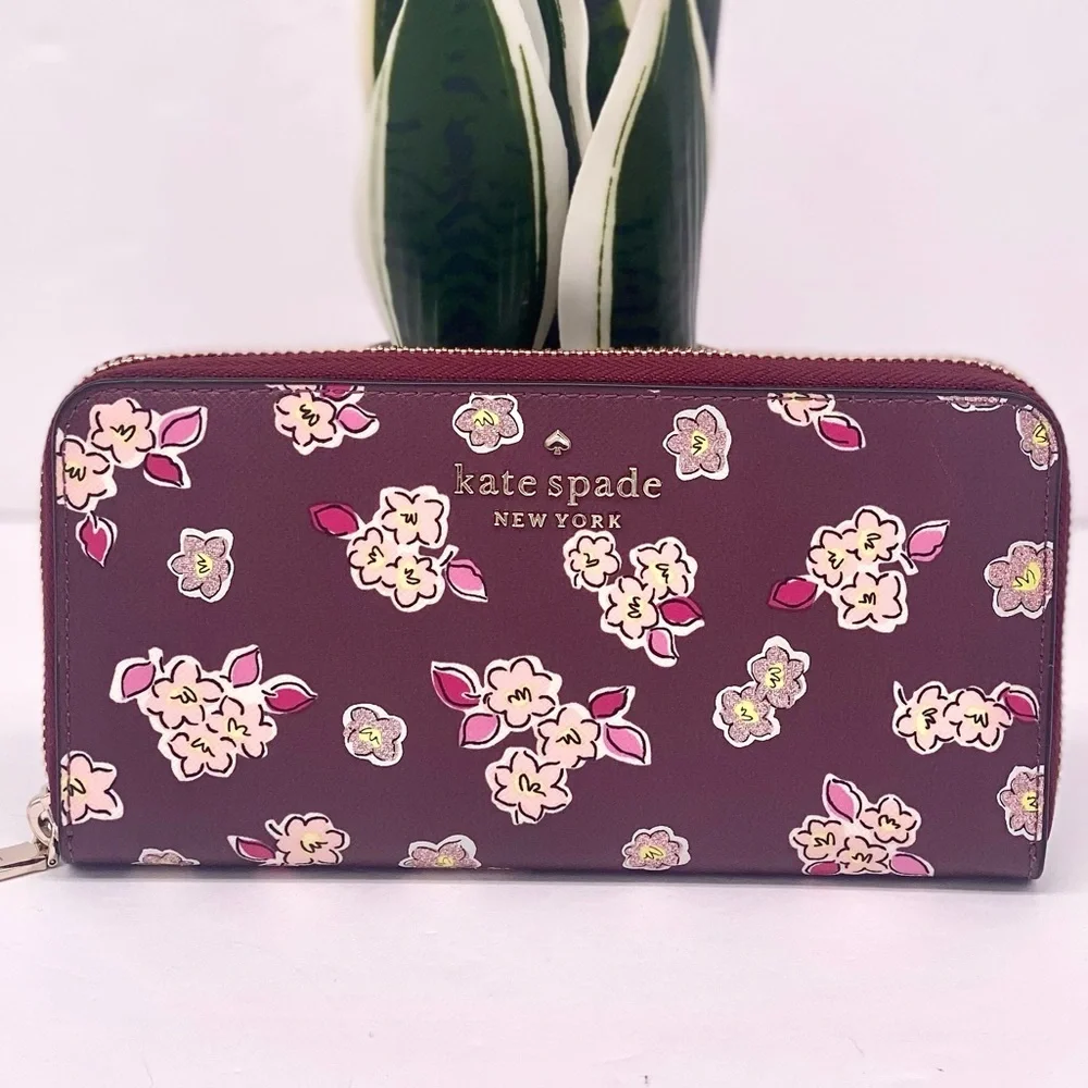 Kate Spade Tinsel Boxed Large Continental Wallet